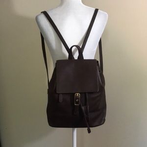 Vintage Coach Legacy Backpack Chocolate Brown